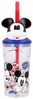 Disney Mickey Mouse Kindergeschirr-Set Trink-Becher 360 ml Micky Maus Mickey Mouse 3D-Figur & Strohhalm, Kunststoff Bild 3