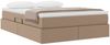 vidaXL Aufbewahrungsbett mit Matratze Cappuccino 140 x 200 cm 3370169 Bild 3