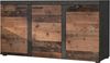 AX LIVING Sideboard Wohnzimmer Spacoro 3T - Modern in Matera/Old Style Bild 2