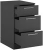 Unterschrank >LAUNDREEZY< in Anthrazit, Holzwerkstoff - 50x93x68cm (BxHxT) Bild 2