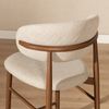 Bronx71 Barhocker Lara Leinen taupe 70 cm Bild 4