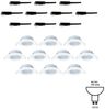 Paulmann No. 93400 LED Einbauleuchte Base rund 10x10W GU10 Weiß Bild 3