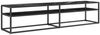 vidaXL TV-Schrank Schwarz Marmor-Optik 180x40x40,5 cm Hartglas 331725 Bild 2