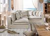 Ecksofa 238x234x90 beige SYLT Bild 3