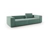 KAWOLA Sofa CARMO 3-Sitzer Feincord grün 68 x 118 x 306 cm Bild 3