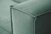 KAWOLA Sofa CARMO 3-Sitzer Feincord grün 68 x 118 x 306 cm Bild 5