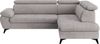 COTTA Ecksofa Hudson L-Form, B: 256 cm, mit Kopfteilverstellung, optional Bettfunktion & Bettkasten Bild 2