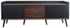 BlingBin TV-Schrank TV-Möbel, TV-Panel, TV-Lowboard, Fernsehtisch TV Board Fernsehschrank (TV-Schrank mit 2 Schubladen und 2 Schiebetüren, 1-St, Gesamtabmessungen: 160 x 40 x 58cm, Produktladung: 50KG) Exquisite Textur, Spanplatte, Schwarz und Natürlic... Bild 4