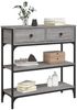 vidaXL Konsolentisch Grau Sonoma 72,5x25x75 cm Holzwerkstoff 834188 Bild 3