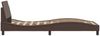 vidaXL Bettgestell "Dover" Braun 80x200 cm Kunstleder 373080 Bild 5