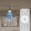 Philips LED Deckenleuchte Olas 24W DC-Ventilator 30W, fixe Rotorblätter, ⌀ 106cm, schwarz-braun, CCT - über Fernbedienung, Dimmer, Dimmfunktion, Ein-/Ausschalter, Farbsteuerung, Fernbedienung, Infrarot inkl, Memoryfunktion, Ventilatorfunktion, dimmbar ... Bild 4