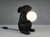Besondere LED Tischleuchte Hasenlampe Schwarz, Höhe 28cm Bild 3