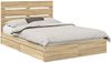 vidaXL Aufbewahrungsbett Sonoma-Eiche 160 x 200 cm Holzwerkstoff 3411884 Bild 2