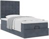 vidaXL Ottoman-Bett mit Matratzen Dunkelgrau 80x200 cm Samt 3313578 Bild 5