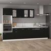 vidaXL Unterschrank Lyon Schwarz 60x46x81,5 cm Holzwerkstoff 801189 Bild 3