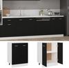 vidaXL Unterschrank Lyon Schwarz 60x46x81,5 cm Holzwerkstoff 801189 Bild 2