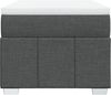vidaXL Boxspringbett mit Matratze Dunkelgrau 90x190 cm Stoff 3285436 Bild 4