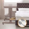 Lionelo Aurora 3 in 1 Babybett bis 9 kg, Beistellbett, Wiege, Höhenverstellug und Einstellung der Neigung der Matratze, 4 Räder mit Bremse Ergonomische Matratze Tasche Bild 3