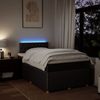 vidaXL Boxspringbett mit Matratze Dunkelbraun 120x200 cm Stoff 3289733 Bild 5
