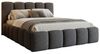 Deine Möbel 24 Polsterbett VIVIAN Bett Komplettbett Bouclé mit Bettkasten und Lattenrost (Set, 3-tlg, Bubble Bett in Beige / Creme / Grau / Hellgrau / Dunkelgrau / Weiß), 140x200 160x200 180x200 200x200 cm Bild 4