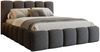 Deine Möbel 24 Polsterbett VIVIAN Bett Komplettbett Bouclé mit Bettkasten und Lattenrost (Set, 3-tlg, Bubble Bett in Beige / Creme / Grau / Hellgrau / Dunkelgrau / Weiß), 140x200 160x200 180x200 200x200 cm Bild 5