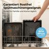 ICQN Backblech 465 x 370 x 60 mm, Emaille, (1-St), Passend für Bosch, Neff, Constructa, Beko, Samsung, Teka Bild 4