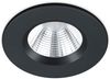 Runder LED Deckeneinbaustrahler ZAGROS dimmbar in Schwarz matt, IP65 Bild 2