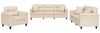 vidaXL 3-tlg. Sofagarnitur mit Kissen Beige Mikrofasergewebe 3202307 Bild 2