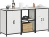vidaXL Aufbewahrungsset für die Küche 3 pcs Weiß Kaltgewalzter Stahl 3392695 Bild 3