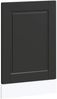 vidaXL Geschirrspülerblende Porto Schwarz 45x1,5x57 cm Holzwerkstoff 854128 Bild 2