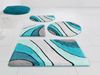 OTTO home Badematte Josie, Badvorleger, Badezimmer Teppich, Höhe 20 mm, rutschhemmend beschichtet, schnell trocknend, strapazierfähig, fußbodenheizungsgeeignet, Polyester, rechteckig, 3-tlg. Stand-WC Set, Badteppich, Badematten, rechteckig, rund & als ... Bild 2