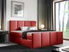 Mirjan24 Boxpringbett Batiko, Rot 180x200 cm Kunstleder Bild 2