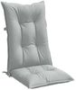 vidaXL Hochlehner-Auflagen 6 Stk. Melange Hellgrau 120x50x7 cm Stoff 4002348 Bild 5