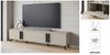 Home affaire Lowboard Helsinki, TV-Kommode Breite 180cm (1 St), modernes Design, 3 Klapptüren Bild 3