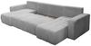 Wohnlandschaft mit Schlaffunktion DAGNY Sofa U-Form in Stoff Cosmic Anthrazit Bild 2