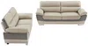 Vente-unique - FRANCESCA Couchgarnitur Leder Schokoladenbraun - B 85 cm x H 86 cm x L 210 cm170 cm Bild 3