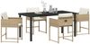 vidaXL Garten Essgruppe 5 pcs Beige Poly-Rattan 3380731 Bild 2