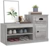vidaXL Schuhschrank Grau Sonoma 100x42x60 cm Holzwerkstoff 816422 Bild 4