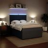 vidaXL Boxspringbett mit Matratze Dunkelgrau 160x200 cm Samt 3294683 Bild 5