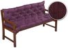 sunnypillow Bankauflage Bankauflage Stuhlkissen viele Farben und Größen zur Auswahl, 100 cm x 40 cm x 40 cm violett Bild 3