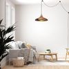 Bamyum Pendelleuchte Champion Pendelleuchte mit Stecker 35 cm, Metall mit 450 cm Kabel, ohne Leuchtmittel Bild 3