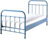 Metallbett Karlyn 210x98x111 Einzelbett Metall Blau Bild 2