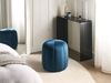 Pouf SELBY Samtstoff Blau Bild 3
