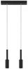 Nova Luce 9010230 JOY LED Pendelleuchte 2-flammig 3000K Schwarz Bild 2