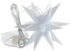 LED Stern 3D Weiß – Weihnachtliche Deko-Leuchte mit Timerfunktion, Kunststoff Bild 3