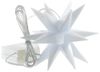 LED Stern 3D Weiß – Weihnachtliche Deko-Leuchte mit Timerfunktion, Kunststoff Bild 2