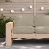 vidaXL Kissen Taupe 80 x 80 x 12 cm Oxford-Stoff 42001513 Bild 3