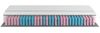 Inter 'Dallas' Boxspringbett mit Matratze und integriertem Topper, Webstoff anthrazit, 180x200 cm Bild 4
