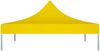 vidaXL Partyzelt-Dach 2x2 m Gelb 270 g/m² 315348 Bild 4