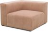 DOMO. collection Polsterecke 800011, Modul-Polstersessel, quadratisch, individuell kombinierbar, Cord, Armsessel, Cocktailsessel, Loungesessel, 108 x 108 x 69 (BxTxH), rose Bild 2